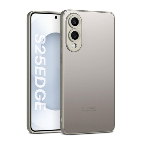 Samsung Galaxy S25 Edge 5G GKK Skin Feel PC Hybrid TPU Phone Case - Titanium Grey