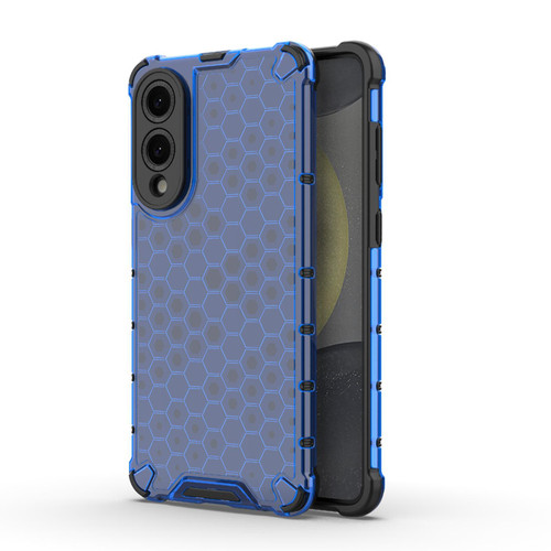 Samsung Galaxy S25 Edge 5G Honeycomb Shockproof Phone Case - Blue