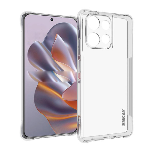 Moto G Power 2025 ENKAY Hat-Prince Transparent TPU Shockproof Phone Case