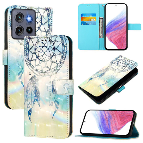 Moto G Stylus 2025 3D Painting Horizontal Flip Leather Phone Case - Dream Wind Chimes