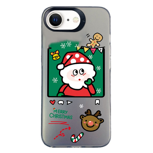 iPhone 7 / 8 / SE 2020 / SE 2022 Christmas Series PC Full Coverage Pattern Phone Case - CK053 Black