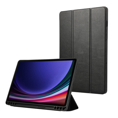 Samsung Galaxy Tab S10 FE+ 3-Fold Pure Color TPU Leather Tablet