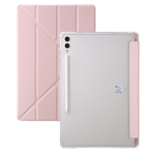 Samsung Galaxy Tab S10 FE+ 3-Fold Clear Acrylic Leather Tablet