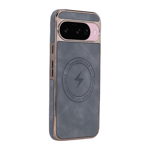 Google Pixel 10 / 10 Pro Electroplated PC Sheepskin Invisible Magnetic MagSafe Phone Case - Grey