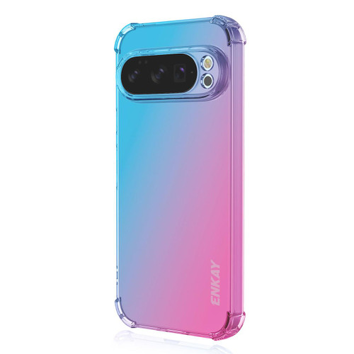 Google Pixel 10 / 10 Pro ENKAY Hat-Prince Gradient Airbag TPU Phone Case - Blue Pink