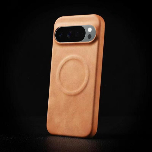 Google Pixel 10 / 10 Pro Skin Feel Sheepskin MagSafe Magnetic Phone Case - Yellow