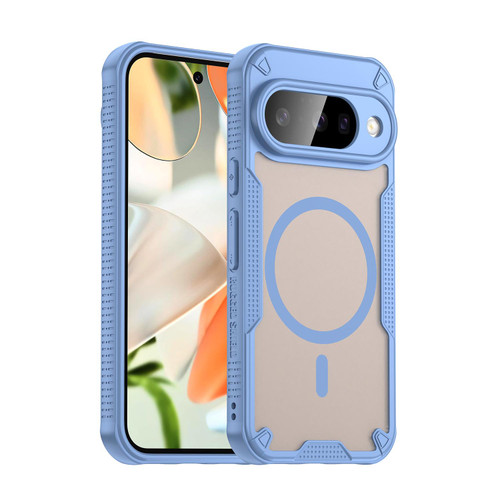 Google Pixel 10 Armor Glaze MagSafe Magnetic Phone Case - Blue