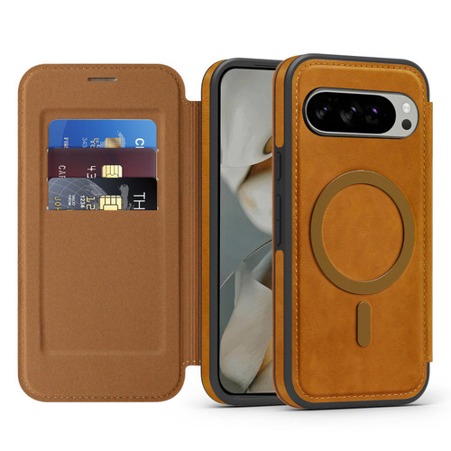 Google Pixel 10 Linton MagSafe Leather Phone Case - Brown