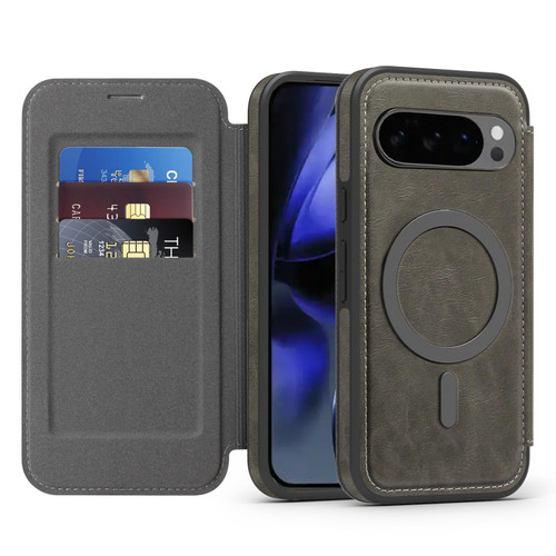 Google Pixel 10 Pro Linton MagSafe Leather Phone Case - Grey
