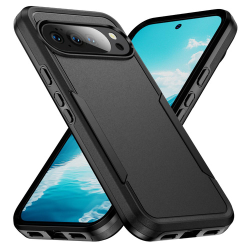 Google Pixel 10 Pro Pioneer Armor Heavy Duty PC + TPU Phone Case - Black Google Pixel 10 Pro Pioneer Armor Heavy Duty PC + TPU Phone Case - Black