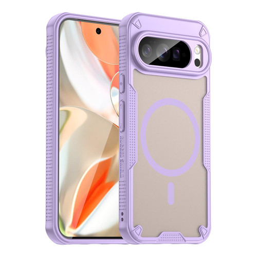 Google Pixel 10 Pro XL Armor Glaze MagSafe Magnetic Phone Case - Purple