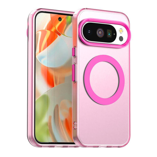 Google Pixel 10 Pro XL Candy Magsafe PC Hybrid TPU Phone Case - Red
