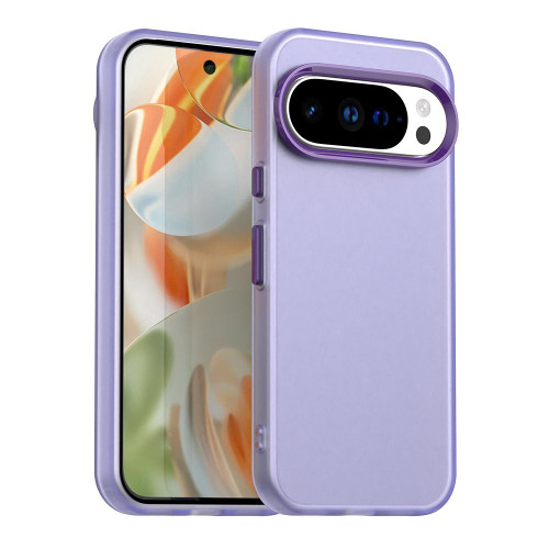 Google Pixel 10 Pro XL Candy PC Hybrid TPU Shockproof Phone Case - Purple