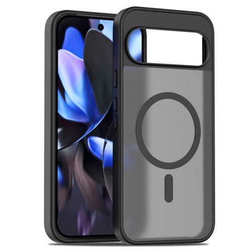 Google Pixel 10 Pro XL Skin Feel TPU Hybrid PC MagSafe Phone Case - Black