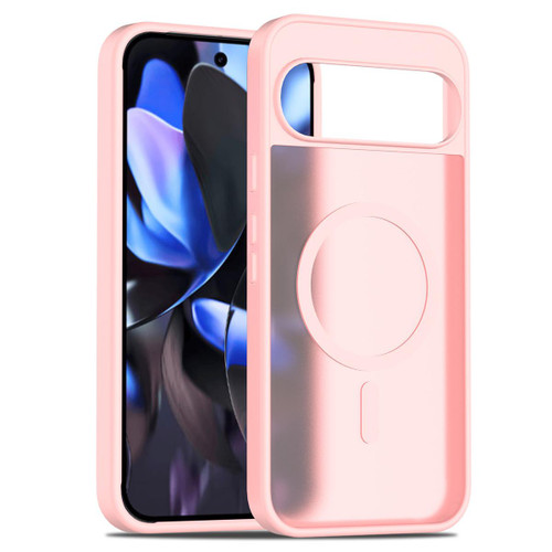Google Pixel 10 Pro XL Skin Feel TPU Hybrid PC MagSafe Phone Case - Pink