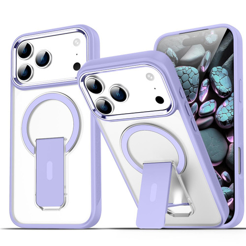 iPhone 17 Pro Acrylic Hybrid TPU MagSafe Holder Phone Case