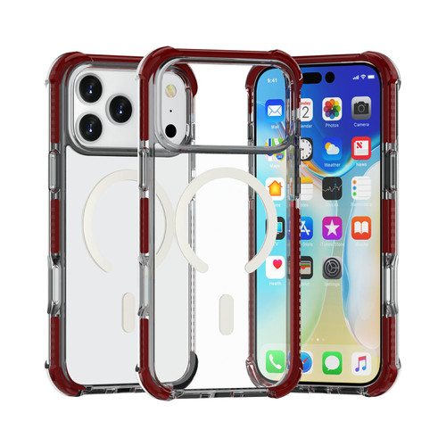 iPhone 17 Pro Max Acrylic Magsafe Magnetic Shockproof Phone Case - Brown