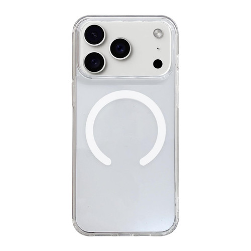 iPhone 17 Pro Max Clear Acrylic TPU MagSafe Phone Case - Transparent