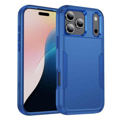 iPhone 17 Pro Max Commuter Shockproof TPU + PC Phone Case - Royal Blue