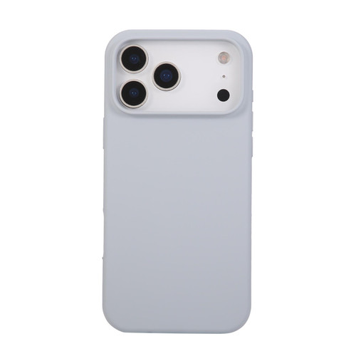 iPhone 17 Pro Max Liquid Silicone Phone Case - Blue Grey iPhone 17 Pro Max Liquid Silicone Phone Case - Blue Grey