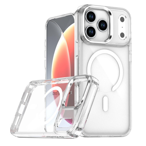 iPhone 17 Pro Max MagSafe Magnetic Clear Phone Case - White