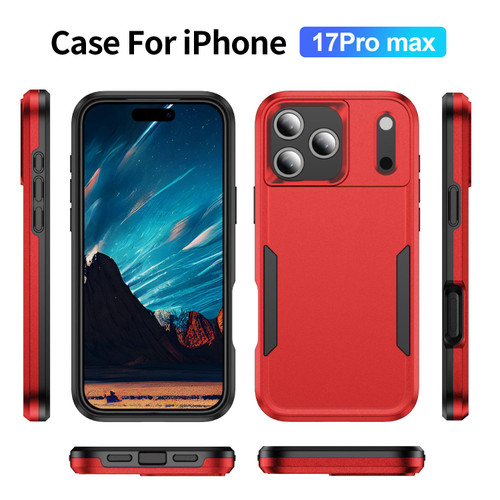 iPhone 17 Pro Max Pioneer Armor Heavy Duty PC + TPU Phone Case