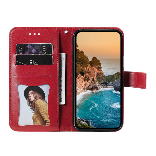 iPhone 17 Pro Max Seven-petal Flowers Embossing Leather Phone Case