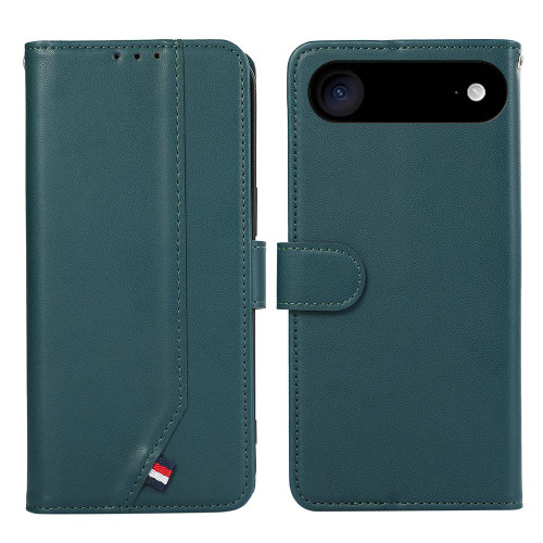 iPhone Air ABEEL Delicate Texture Splicing RFID Leather Phone Case - Green