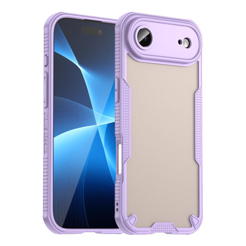 iPhone Air Armor Glaze PC Hybrid TPU Phone Case - Purple