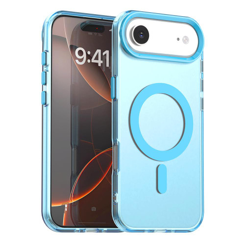 iPhone Air Candy Magsafe PC Hybrid TPU Phone Case - Blue