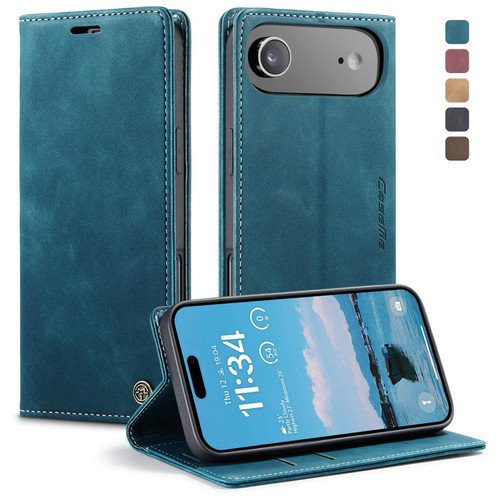 iPhone Air CaseMe 013 Multifunctional Horizontal Flip Leather Phone Case - Blue