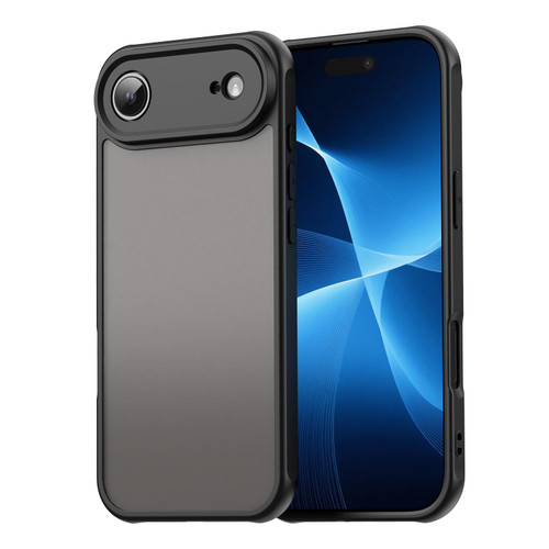 iPhone Air Fan Dun Series TPU Hybrid PC Frosted Phone Case - Black
