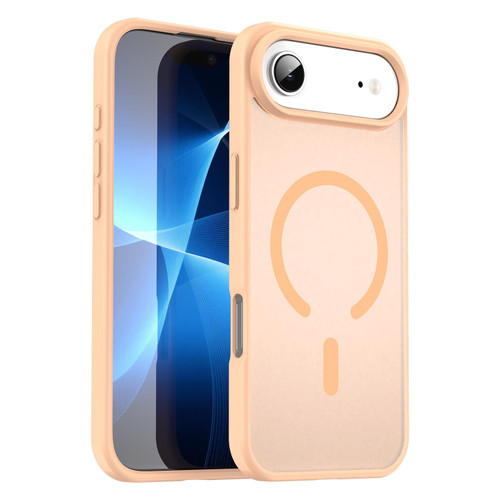 iPhone Air Fanying Series PC Hybrid TPU Translucent Frosted MagSafe Phone Case - Rouge Powder