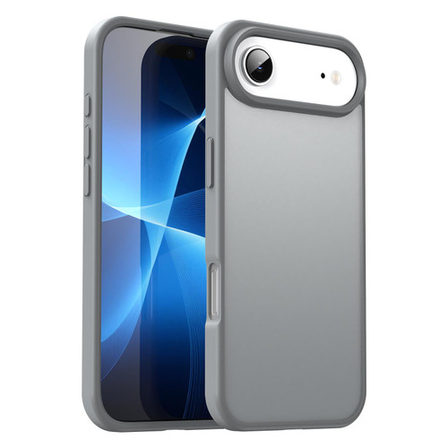 iPhone Air Fanying Series PC Hybrid TPU Translucent Frosted Phone Case - Silver Grey iPhone Air Fanying Series PC Hybrid TPU Translucent Frosted Phone Case - Silver Grey