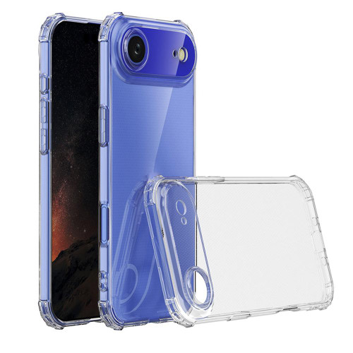 iPhone Air Four-Corner Shockproof Clear TPU Phone Case - Transparent