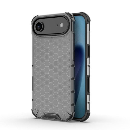 iPhone Air Honeycomb Shockproof Phone Case - Black