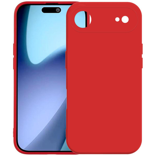 iPhone Air Kalebol Precise Cutouts Solid Color TPU Phone Case - Red