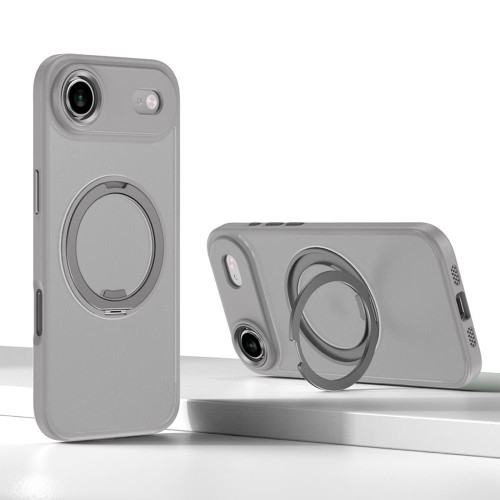 iPhone Air Kalebol Rotating Magnetic Holder MagSafe Phone Case - Gray