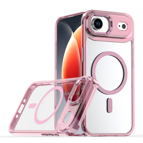 iPhone Air MagSafe Magnetic Clear Phone Case - Pink