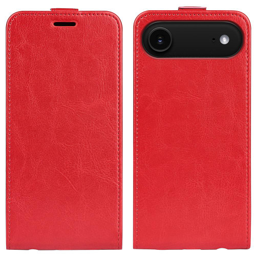 iPhone Air R64 Texture Single Vertical Flip Leather Phone Case - Red