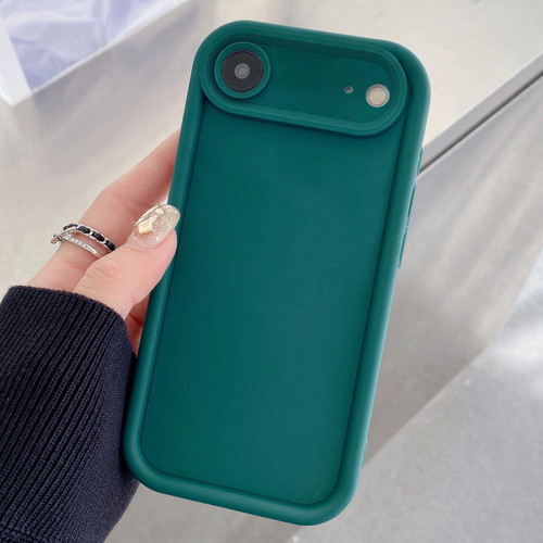 iPhone Air Shockproof Frame Frosted Precise Hole TPU Phone Case - Deep Blue iPhone Air Shockproof Frame Frosted Precise Hole TPU Phone Case - Deep Blue