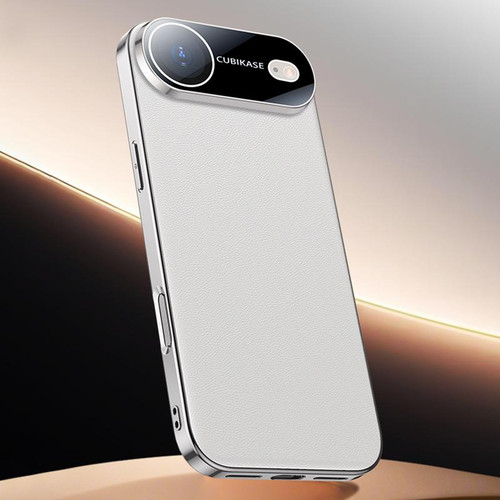 iPhone Air Skin Feel Leather Texture Cooling Phone Case - White