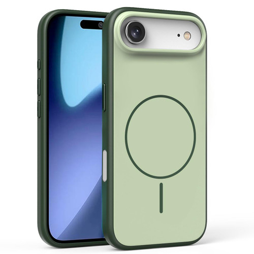 iPhone Air Solid Color Magnetic MagSafe Frosted Phone Case - Green