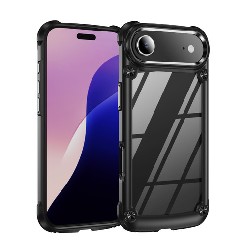 iPhone Air TPU + PC Lens Protection Phone Case - Black
