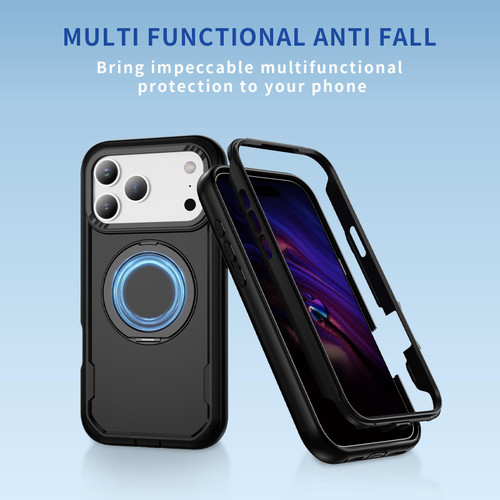 iPhone 17 Pro Defend Rugged Gear Holder MagSafe Phone Case - Black