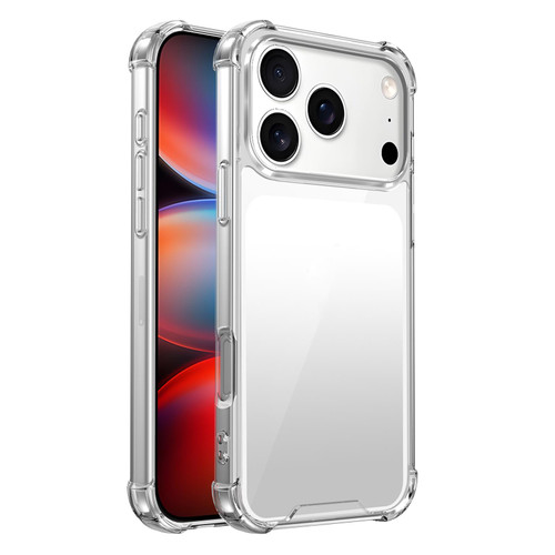 iPhone 17 Pro Four-corner Shockproof Acrylic +TPU Phone Case - Transparent