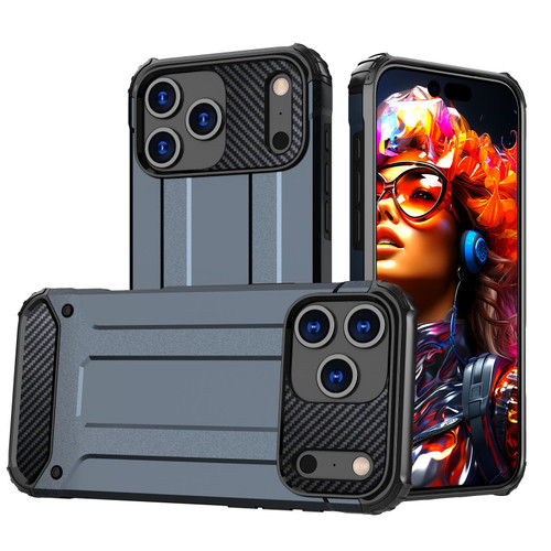 iPhone 17 Pro Magic Armor TPU Phone Case - Navy Blue