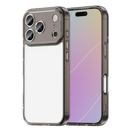 iPhone 17 Pro PC Hybrid TPU Airbag Shockproof Phone Case - Transparent Black