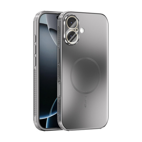 iPhone 17 ABEEL Heat Dissipation Frosted MagSafe Phone Case with Lens Film - Silver