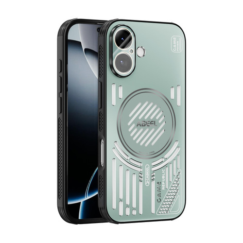 iPhone 17 ABEEL Ice Fox Series Magsafe Heat Sink Cooling Phone Case - Light Green
